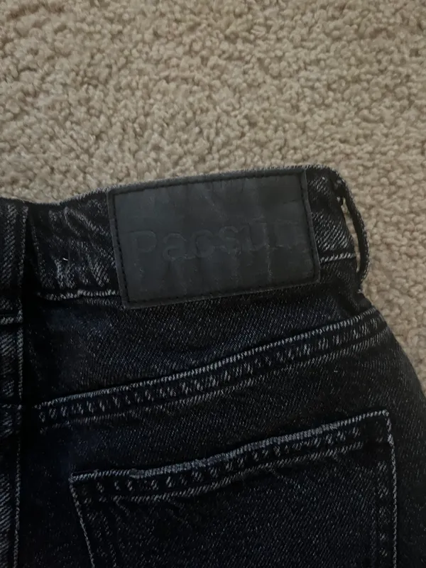 Black Jean Shorts - Image 3