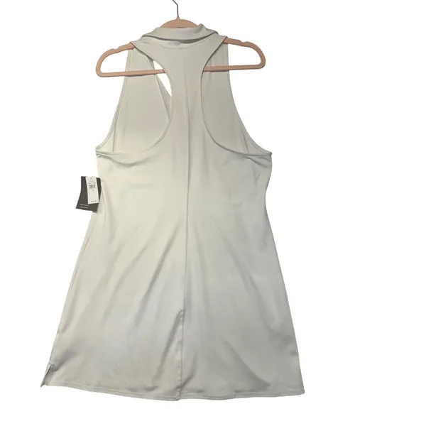 GapFit PowerYou‎ White Sleeveless Tennis Golf Polo Racerback Dress Large NWT - Image 5