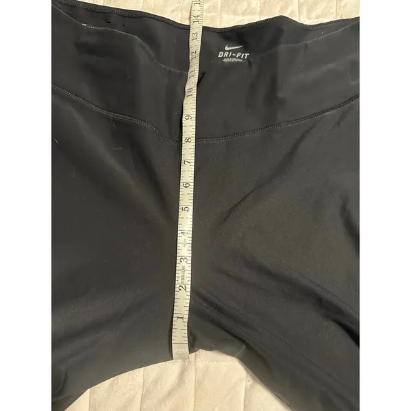 Nike Dri-Fit Cropped Wide Leg Pants Women's Plus Size 3X Black Athleisure Active - Image 6