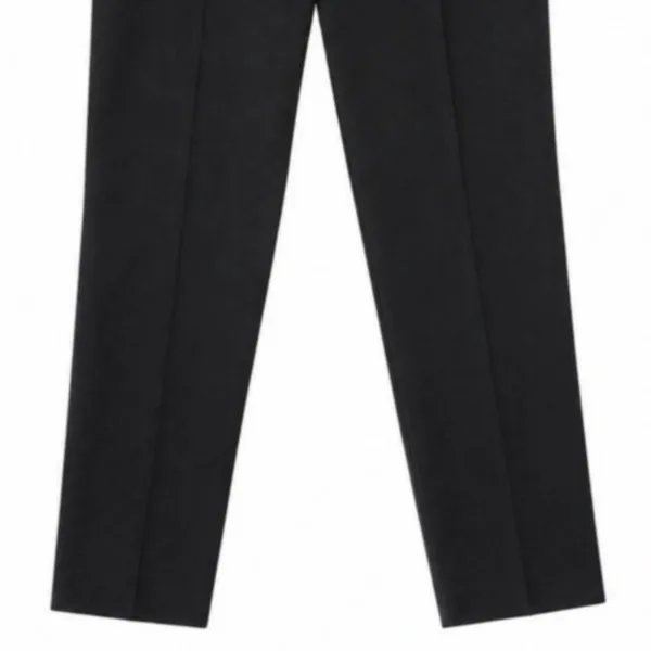 Ralph Lauren Black Slim Ankle Trousers Size 2 Waist-Tabs Minimalist Corporate - Image 8