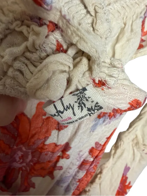🌸‎ Free People Intimately Bali Wild Slip Ruffle Dress Small ✨🤍 - Image 5