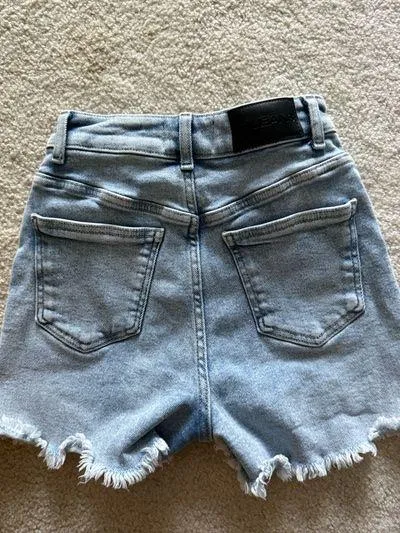 Fit jeans high rise shorts - Image 4