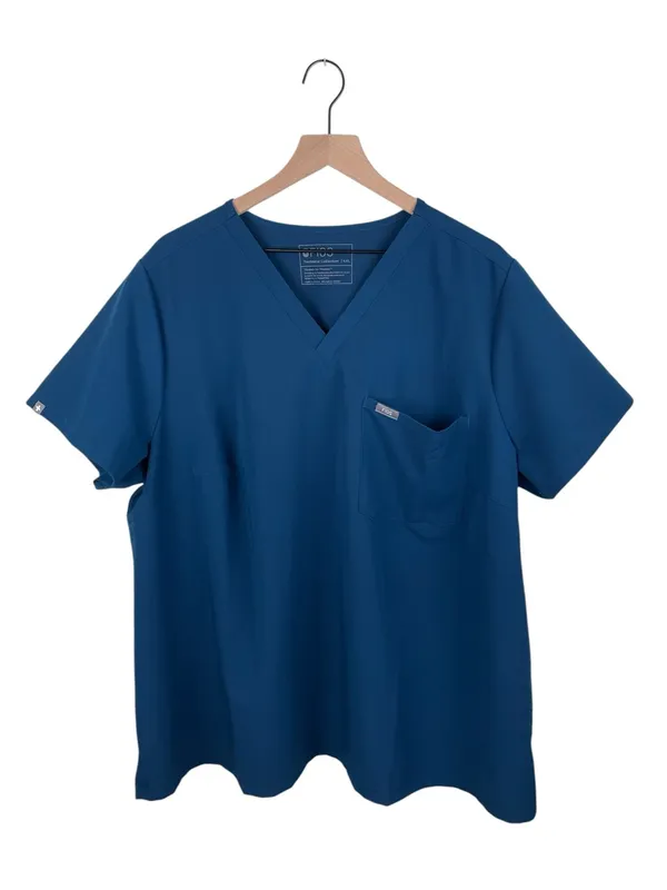 Figs Catarina Scrub Top High Waisted Zamora Jogger Pants Set Size 4XL Deep Reef - Image 3