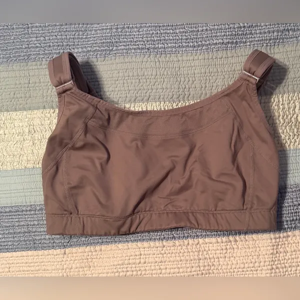 SYROKAN Front Adjustable Sports Bra Brown Size undefined - Image 2