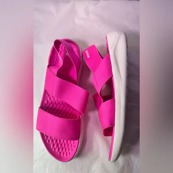 Crocs Women’s LiteRide Sandal — Hot Pink - Image 6