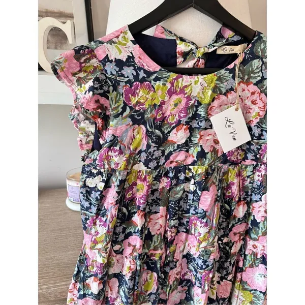 La’ Ven NWT Floral Mini Dress Size XSmall‎ - Image 5