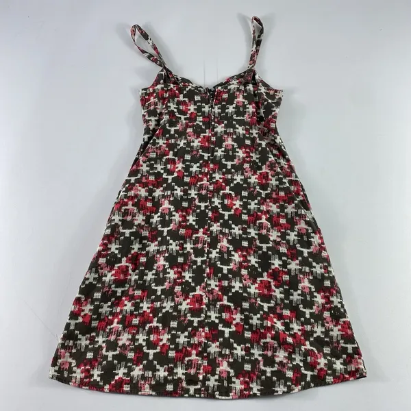 Patagonia Dress Womens 2 Abstract Tribal Summer A-Line Hemp Organic Cotton 58931 - Image 2