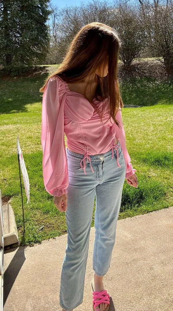 Love Tree Pink Bubble Gum Top - Image 5