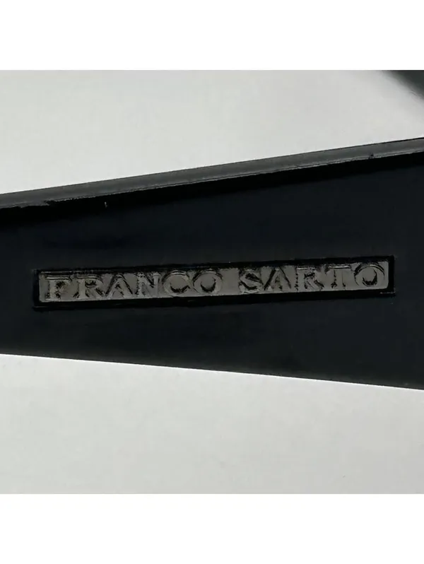 Franco Sarto Black Oversized Sunglasses with Purple Gradient Lenses - Image 7