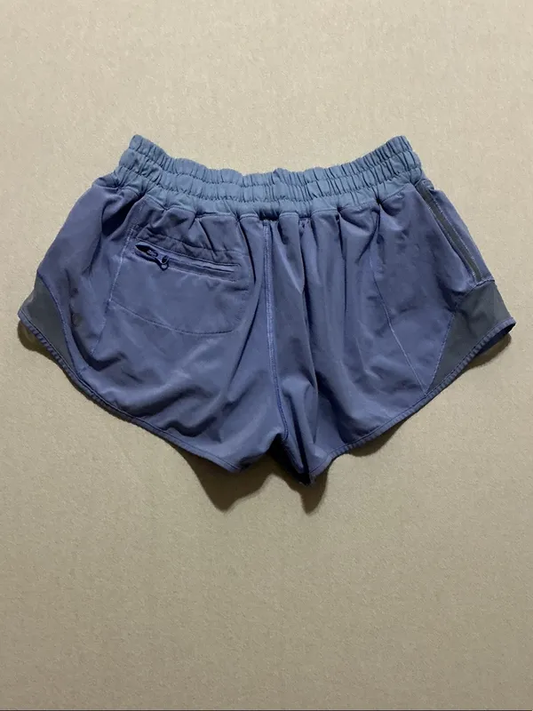 lululemon athletica Indigo Blue Athletic Drawstring Shorts - Image 2