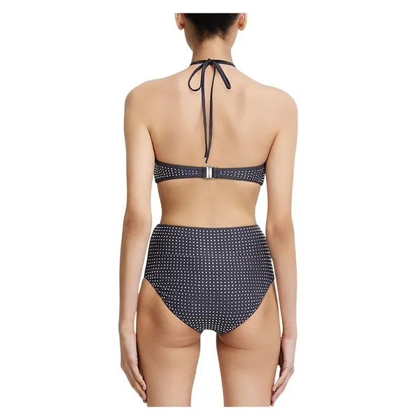 Significant Other Womens Niah Embellished Bikini Top SN2414T-F1 Charcoal Gray 10 - Image 7