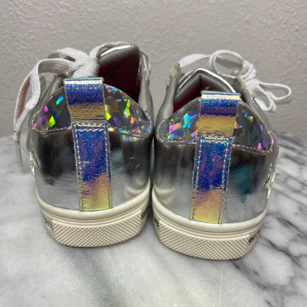 Wonder Nation Silver Glitter Fashion sneakers - Image 9