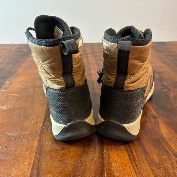 Sorel Whitney II Short Lace Boots Elk Black Waterproof Insulated US 6 NY3903-287 - Image 10