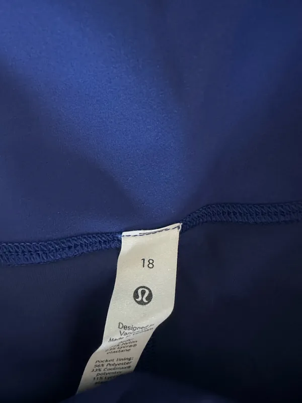 Royal Blue Lululemon Capris  - Image 3
