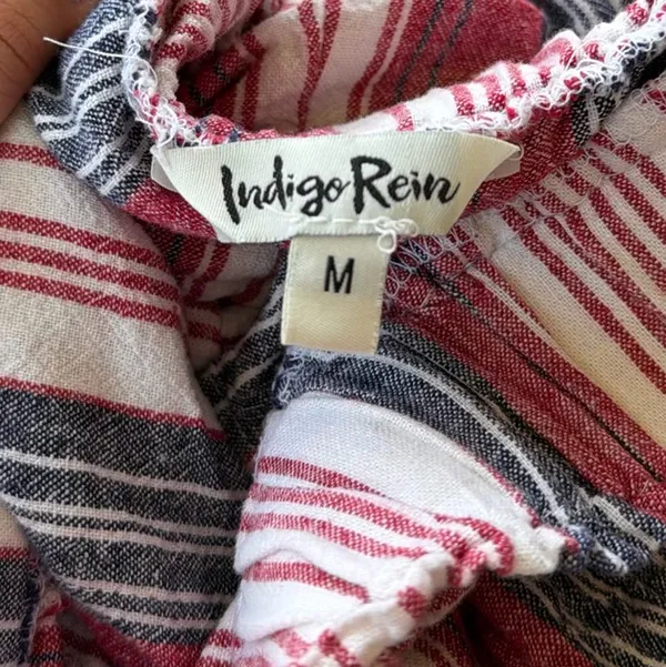 Indigo Rein Stripped multicolor shorts with tie - Image 5