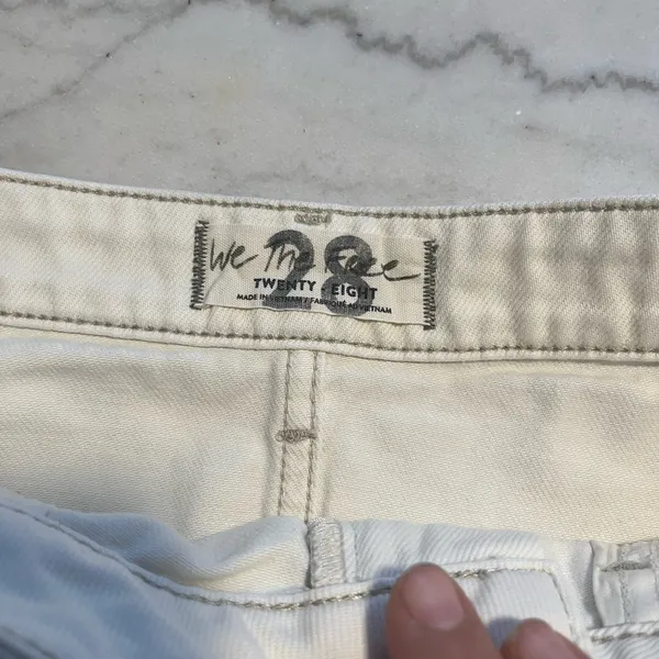 NWOT We The Free‎ Ivory Frayed Mini Skirt - Image 4