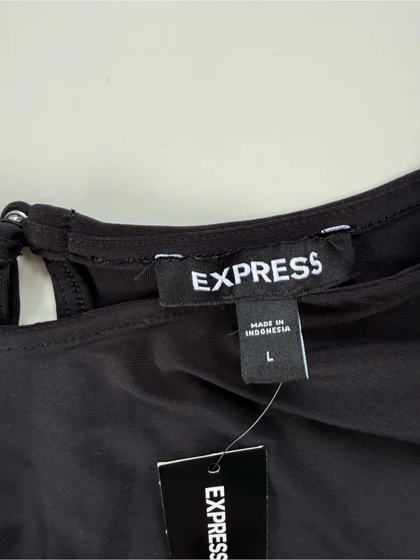 NWT Express Balloon Sleeve Bodysuit size Large - Image 4
