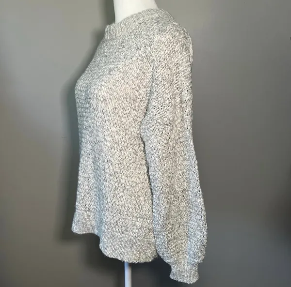 Madewell Sweater Women’s Size X-small Pullover Ballon Sleeve Crewneck oversized - Image 3