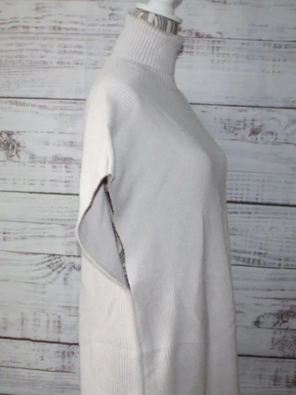 Zara turtleneck Oversized Knit Vest Dress Size Small - Image 4