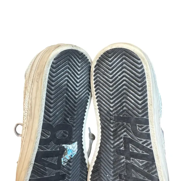 P448 Shoes Womens Size 7.5 White Leather Low Top Casual Sneakers Made In Italy - Image 10