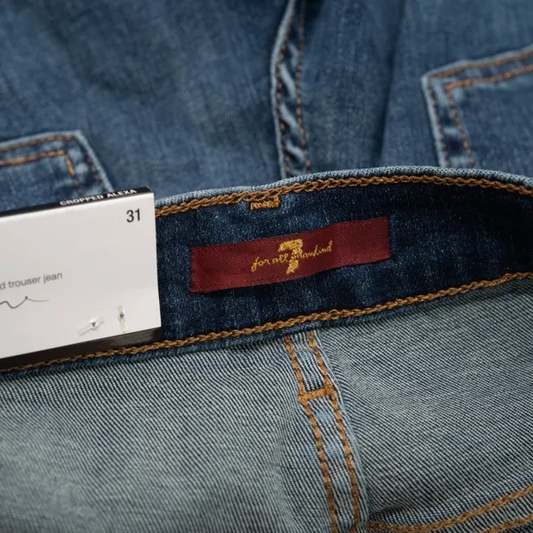7 For All Mankind - Alexa Crop Straight Leg‎ Jeans - Image 14