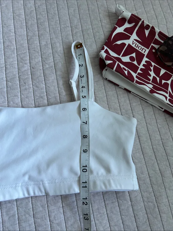 Better bodies, bandeau sport bra white large - Image 3