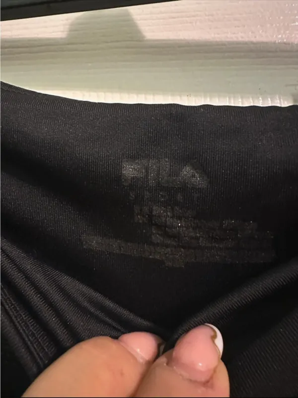 Fila Black and White Women’s Athletic Shorts - Image 3