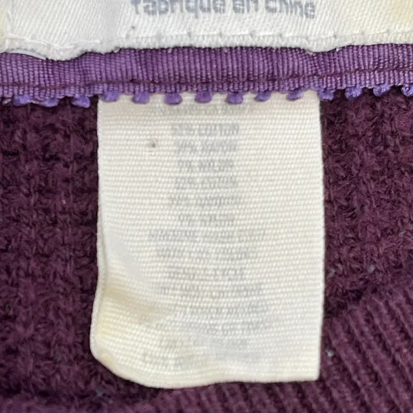 Y2K Aerie Waffle Knit Henley Top Women Large Cozy Stretch Bella Elena‎ Grunge - Image 8