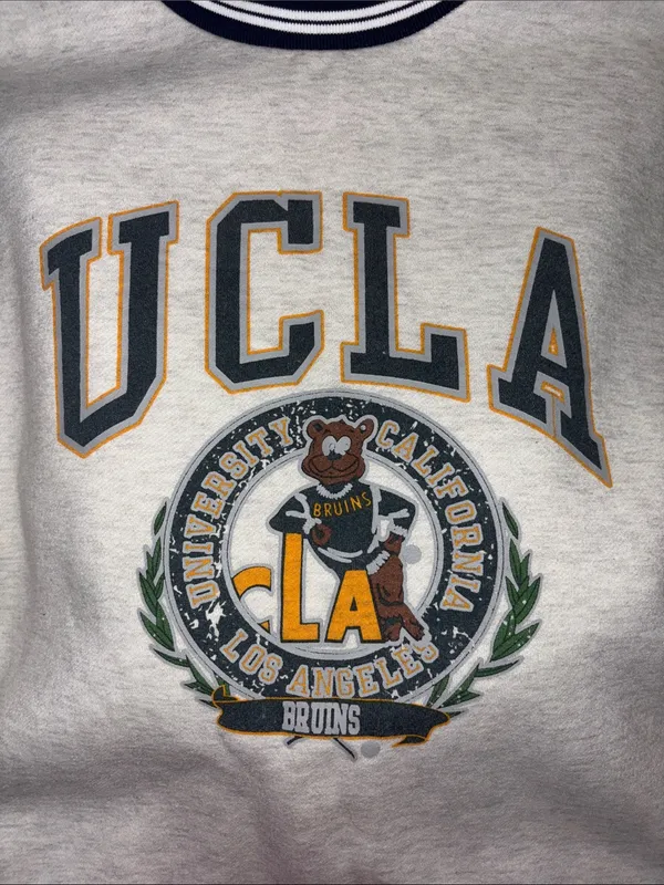 Vintage UCLA Crewneck Sweatshirt, Large - Image 4