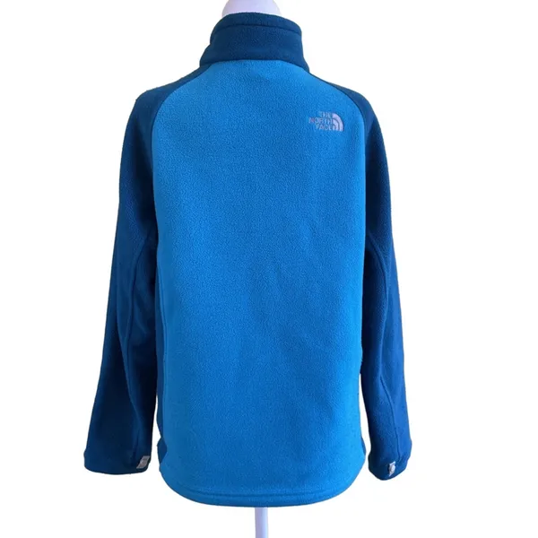 The North Face Fleece Jacket - Blue Teal - Size LG - Image 3