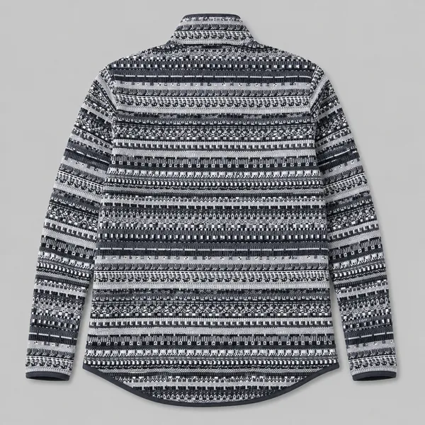 Nike Pro Hyperwarm Pullover Women's M Grey Pixel‎ Print Half Zip Nordic Athletic - Image 2