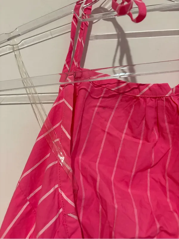 A New Day Sleeveless Shift Mini‎ Dress pin Striped Pink White Size medium - Image 8