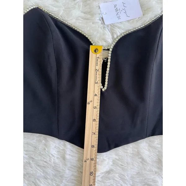 RunAway Petal+Pup‎ Size-L Bec Bustier Woman Top Black - Image 6