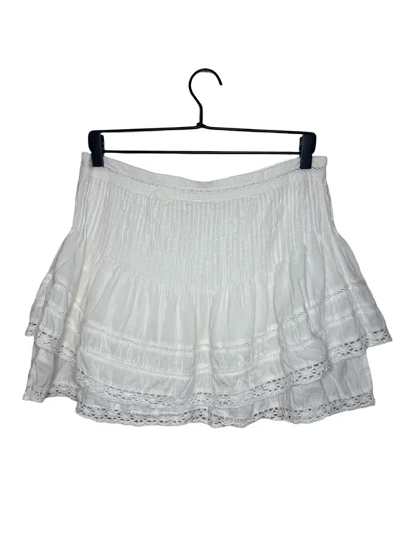 Free People Summer's Night Skirt in Ivory Size 8 - Image 5