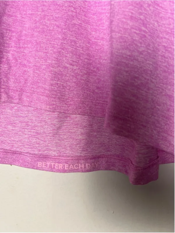Lululemon Size 4 Pink Better Each Day Long Sleeve Running Workout Top - Image 2