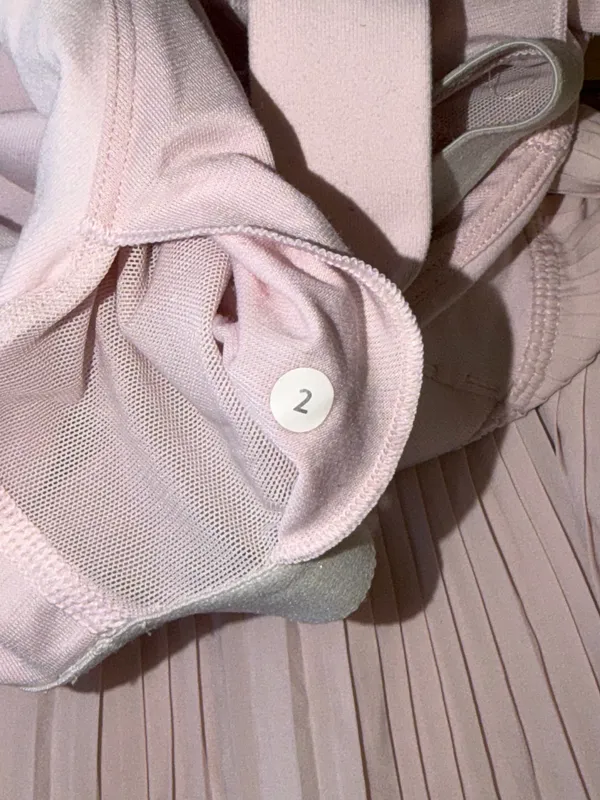 Lululemon City Tank Pink Pleated Peplum Top - Image 4