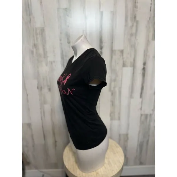 Breast cancer Tshirt Black - Image 5