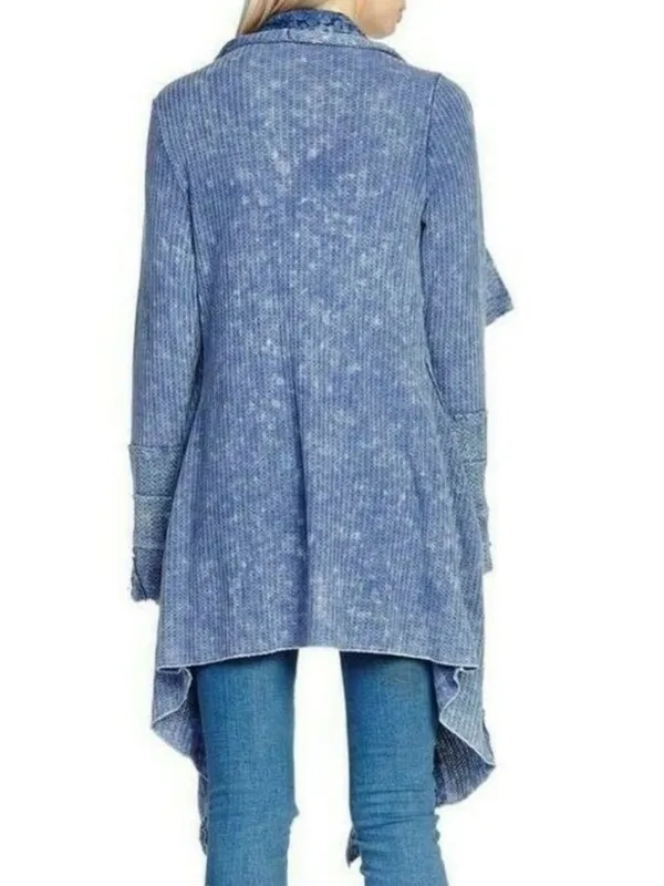 Aratta Silent Journey Stories of Shawl Cardigan Beaded Waterfall Medium - Image 3