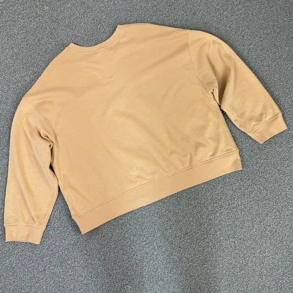 Old Navy Peace Love Pride Crewneck Sweatshirt Peach Tan‎ XXL Plus Size - Image 6