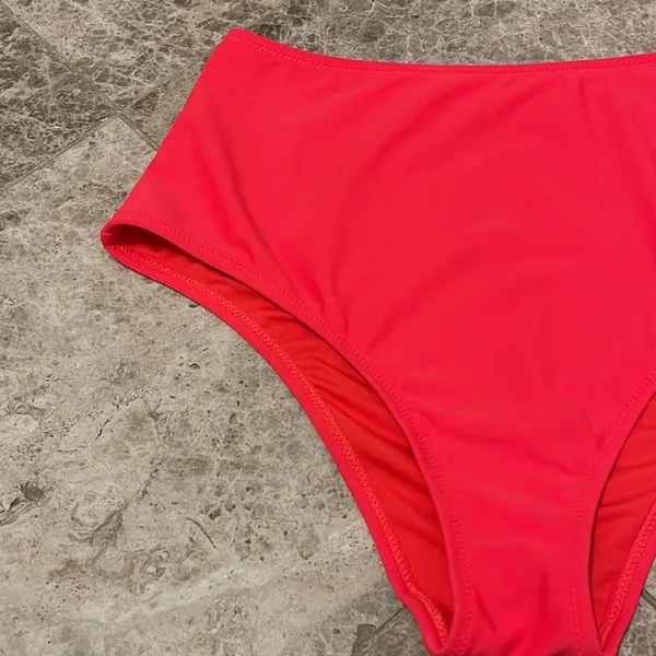 Aerie American Eagle High Waisted Cheeky Bikini Swim Bottom Medium - Image 3