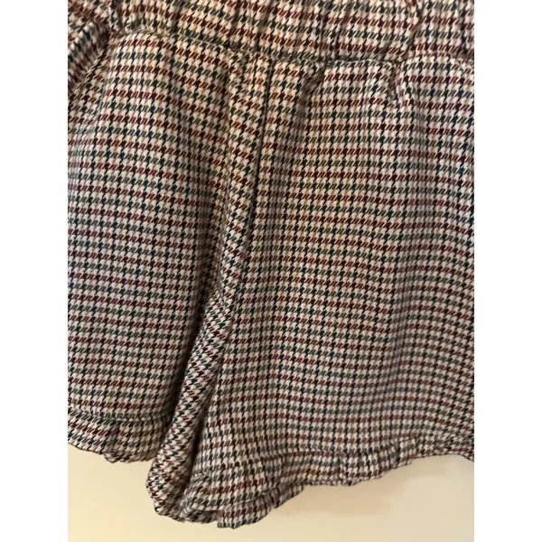 Kirious Los Angeles Ruffle Edge Plaid Shorts Women's Sz XS - Image 8