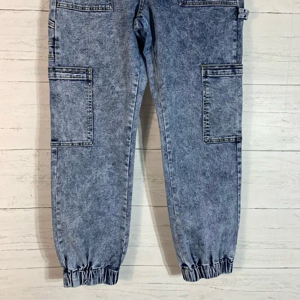 Generation K denim joggers acid wash womens size 15 - Image 3