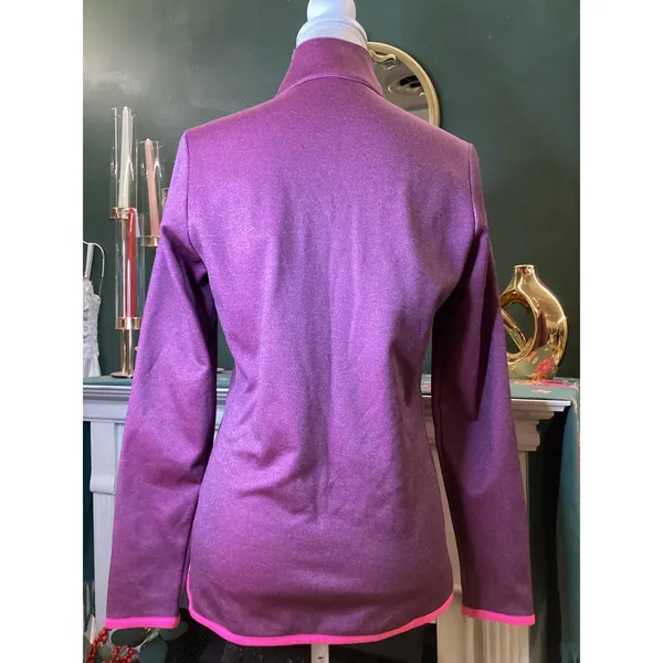 Nike Golf Green Bay Packers Therma-FIT 1/4 Zip Pullover Purple Pink Women Medium - Image 3