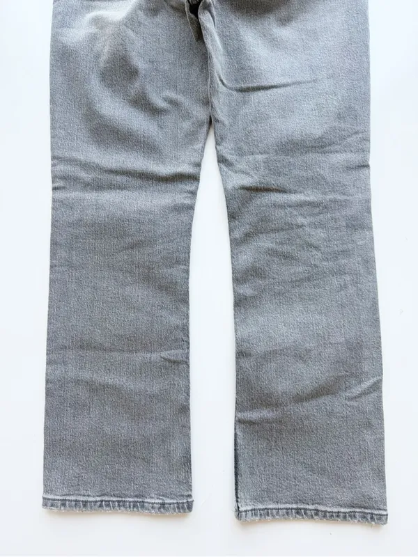 Zara Gray High Waisted Straight Legged Jeans size 8 - Image 6