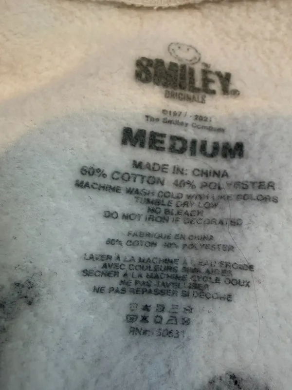 Smiley Originals It's A Good Day Whimsy Graphic Crew Neck Sweatshirt Size Medium - Image 7