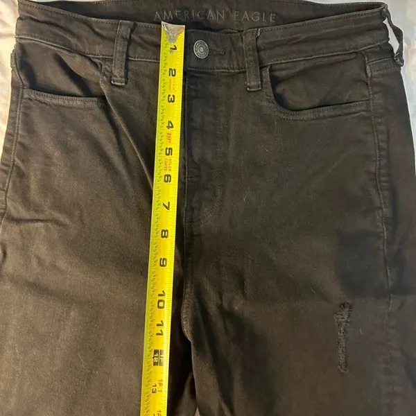 American Eagle Jeans Size 10 Inseam 26 inches Highest Rise Jegging Stretch - Image 5