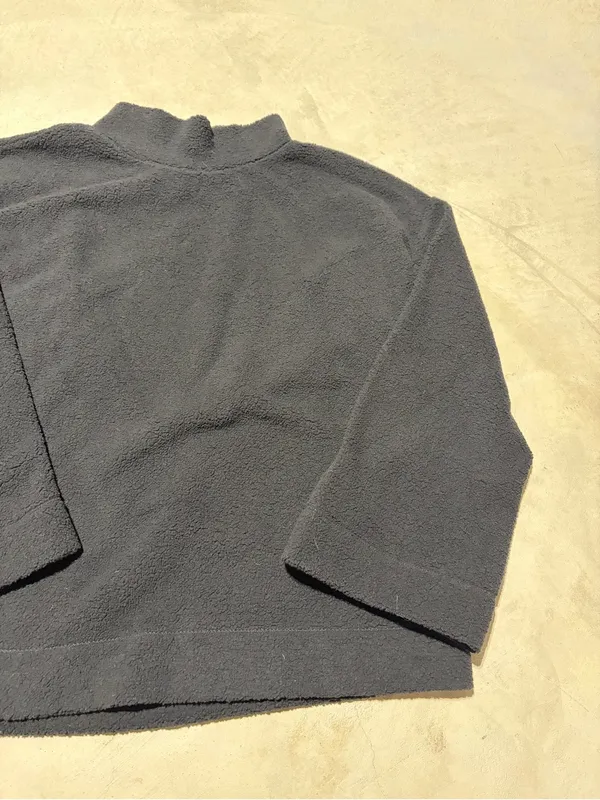 Loft Black Mock Neck Fleece Pullover small NWT - Image 5