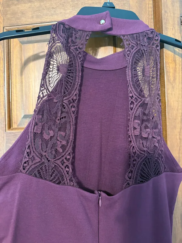 Lulus Dress Wine Red Mini - Image 4