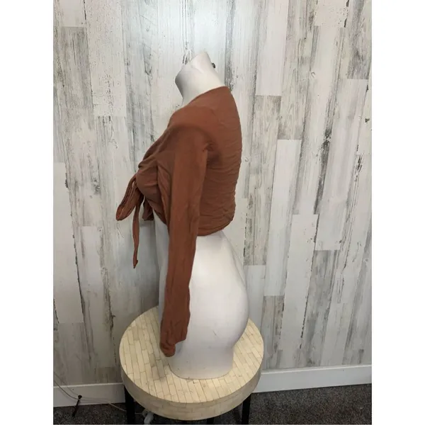 Brown crop top Brown - Image 5