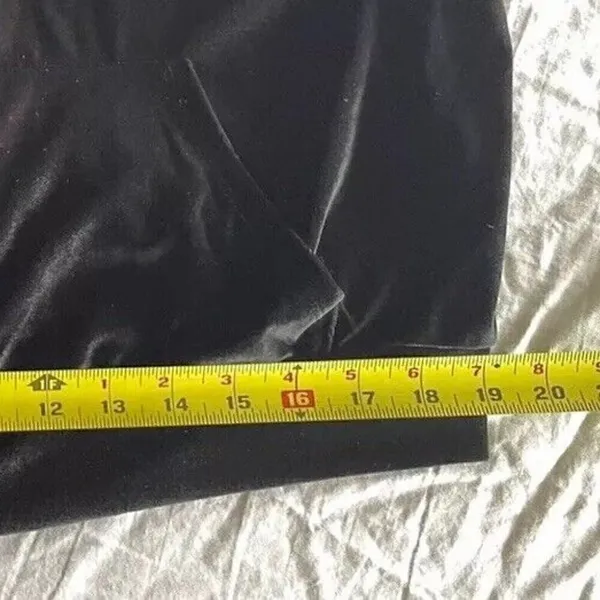 Victoria's Secret Velour Hoodie Sweatshirt Size XL Black Full Zip Rhinestone - Image 8